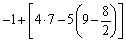 Evaluate the arithmetic expression.