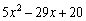 Factor the trinomial.