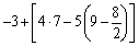 Evaluate the arithmetic expression.