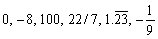 <strong>List the elements of the given set that are rational numbers. </strong> A) B) C) D) E)