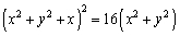 Sketch a graph of the rectangular equation. [Hint: First convert the equation to polar coordinates.]  <div style=padding-top: 35px> 