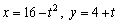 Find a rectangular-coordinate equation for the curve by eliminating the parameter.