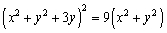 Sketch a graph of the rectangular equation. [Hint: First convert the equation to polar coordinates.]  <div style=padding-top: 35px> 