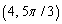 <strong>Convert the rectangular coordinates to polar coordinates with </strong> A) B) C) D) E)none of these