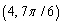 <strong>Convert the rectangular coordinates to polar coordinates with </strong> A) B) C) D) E)none of these