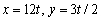 <strong>Find parametric equations for the line with the given properties.Passing through and the origin</strong> A) B) C) D) E)none of these