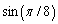Find the exact value.