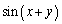 Find the exact value of given that , and x and y are in quadrant I.