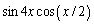 <strong>Write the sum as a product. </strong> A) B) C) D) E)