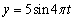 <strong>Find a function that models simple harmonic motion having the given properties. Assume that the displacement is zero at time .amplitude 10 m, frequency </strong> A) B) C) D) E)