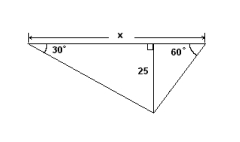 Solve for x correct to one decimal place.