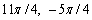 <strong>Find the radian measure that corresponds to each degree measure. , </strong> A) B) C) D) E)