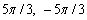 <strong>Find the radian measure that corresponds to each degree measure. , </strong> A) B) C) D) E)