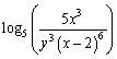 Expand the logarithmic expression.