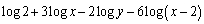 <strong>Expand the logarithmic expression. </strong> A) B) C) D) E) none