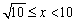 <strong>Solve the inequality: </strong> A) B) C) D) E)