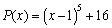 Sketch the graph of the function by transforming the graph of an appropriate function of the form . Indicate all - and intercepts on your graph.