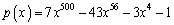 <strong>What is the remainder when the polynomial is divided by ?</strong> A) B) C) D) E)