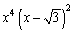 <strong>Factor the polynomial completely. </strong> A) B) C) D) E) none