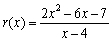 <strong>Find the equation of the slant asymptote, if any. </strong> A) B) C) D) E)