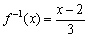 <strong>Find the inverse of the function. </strong> A) B) C) D) E) none of these