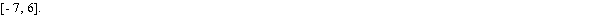 Solve the equation graphically in the interval