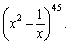 Find the second term in the expansion of