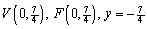 <strong>Find the vertex, focus, and directrix of the parabola </strong> A) B) C) D) E)