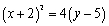 <strong>Complete the square to determine the type of curve represented by the equation. </strong> A) , parabola B) , ellipse C) , hyperbola D) , parabola E) none of these