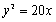 <strong>Find an equation of a parabola with horizontal axis and vertex at the origin that passes through the point </strong> A) B) C) D) E)