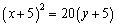 <strong>Find an equation for the parabola with vertex and directrix </strong> A) B) C) D) E)