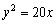 <strong>Find an equation for the parabola with vertex and directrix </strong> A) B) C) D) E)