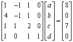 <strong>Write the system of equations in matrix form. </strong> A) B) C) E) none D)