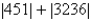 <strong>Use absolute value notation to describe the situation. The elevation at the bottom of a mountain is 451 feet above sea level. The elevation at the top of the mountain is 3236 feet above sea level. What is the height of the mountain?</strong> A)   B)   C)   D)   E)   <div style=padding-top: 35px> 