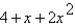 <strong>Write the polynomial in standard form.  </strong> A)   B)   C)   D)   E)   <div style=padding-top: 35px> 