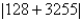 <strong>Use absolute value notation to describe the situation. The elevation at the bottom of a mountain is 128 feet above sea level. The elevation at the top of the mountain is 3255 feet above sea level. What is the height of the mountain?</strong> A)   B)   C)   D)   E)   <div style=padding-top: 35px> 