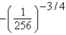 <strong>Evaluate the expression without using a calculator.  </strong> A)   B)   C)   D) 64 E) -64 <div style=padding-top: 35px> 