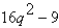 Factor the difference of two squares.  