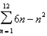 Find the sum using the formulas for the sums of powers of integers.