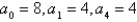 Find a quadratic model for the sequence with the indicated terms.