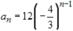 Match the geometric sequence with its graph from the choices below.
