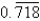 Find the rational number representation of the repeating decimal.