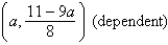 <strong>Solve using any method. </strong> A) B) C) D) E) inconsistent
