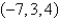 <strong>Determine which one of the ordered triples below is a solution of the given system of equations. </strong> A) B) C) D) E)