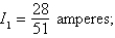 <strong>Applying Kirchhoff's Laws to the electrical network in the figure, the currents I<sub>1</sub>, I<sub>2</sub>, and I<sub>3</sub> are the solution of the system Find the currents. </strong> A) B) C) D) E)