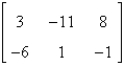 <strong>If possible, find 3A - 2B. </strong> A) B) C) not possible D) E)