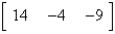 <strong>Evaluate the expression. </strong> A) B) not possible C) D) E)