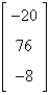 <strong>If possible, find AB. </strong> A) B) C) not possible D) E)