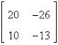 <strong>Find the inverse of the matrix (if it exists).</strong> A) B) C) does not exist D) E)