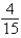 <strong>Find the determinant of the matrix .</strong> A) B) C) D) E)